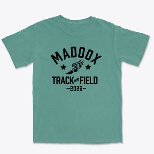 Maddox Elementary School Track and Field Premium Heavyweight T-shirt