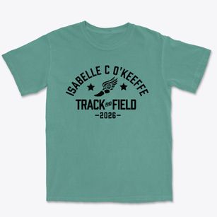 Isabelle C O'keeffe Elementary School Track and Field Premium Heavyweight T-shirt