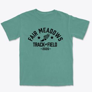 Fair Meadows Elementary School Track and Field Premium Heavyweight T-shirt