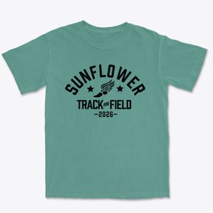 Sunflower Elementary School Track and Field Premium Heavyweight T-shirt