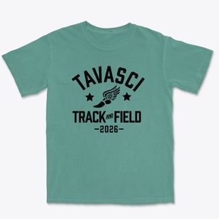 Tavasci Elementary School Track and Field Premium Heavyweight T-shirt