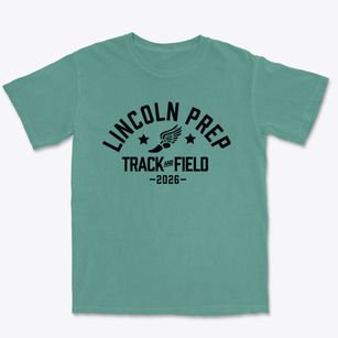 Lincoln Preparatory School Track and Field Premium Heavyweight T-shirt