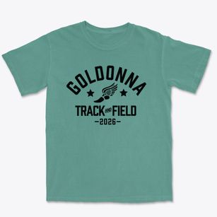 Goldonna Elementary School Track and Field Premium Heavyweight T-shirt