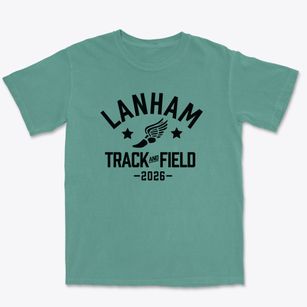 Lanham Christian School Track and Field Premium Heavyweight T-shirt