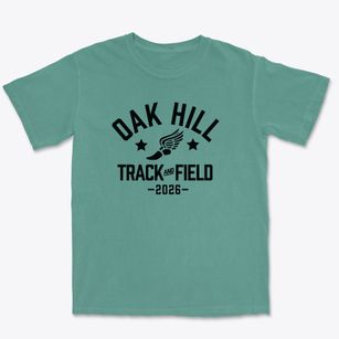 Oak Hill Middle School Track and Field Premium Heavyweight T-shirt