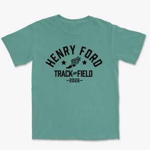 Henry Ford Academy For Creative Studies Track and Field Premium Heavyweight T-shirt