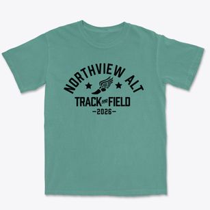 Northview Alt High School Track and Field Premium Heavyweight T-shirt