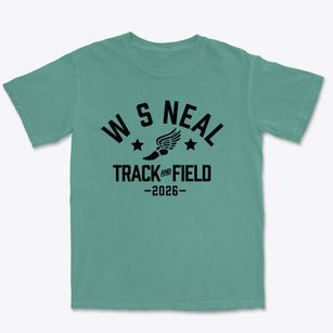 W S Neal Middle School Track and Field Premium Heavyweight T-shirt
