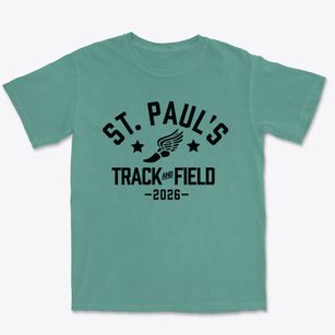 Saint Paul's Lutheran School Track and Field Premium Heavyweight T-shirt