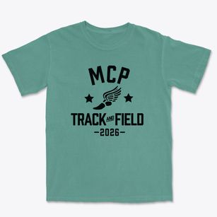 Minneapolis College Preparatory School Track and Field Premium Heavyweight T-shirt