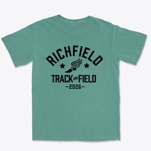 Richfield High School Track and Field Premium Heavyweight T-shirt