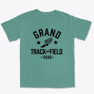 Grand River Technical School Track and Field Premium Heavyweight T-shirt