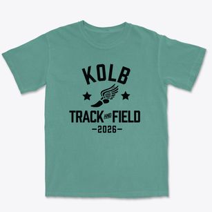 Kolb Middle School Track and Field Premium Heavyweight T-shirt