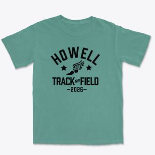 Howell Memorial Middle School Track and Field Premium Heavyweight T-shirt