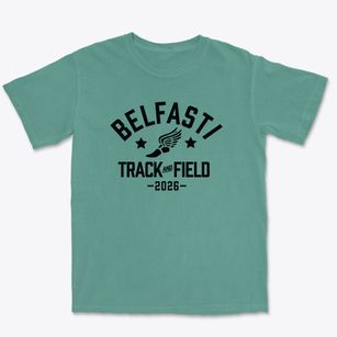 Belfast Elementary/high School Track and Field Premium Heavyweight T-shirt
