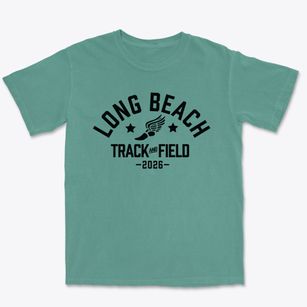 Long Beach High School Track and Field Premium Heavyweight T-shirt