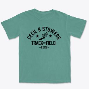 Cecil B Stowers School Track and Field Premium Heavyweight T-shirt