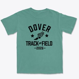 Dover High School Track and Field Premium Heavyweight T-shirt
