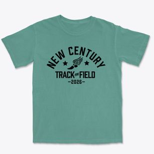 New Century Middle School Track and Field Premium Heavyweight T-shirt