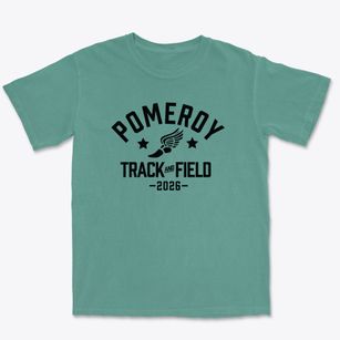 Pomeroy Elementary School Track and Field Premium Heavyweight T-shirt
