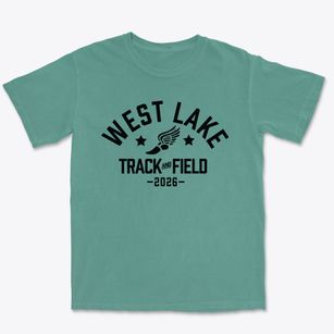 West Lake Middle School Track and Field Premium Heavyweight T-shirt