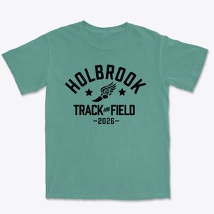 Holbrook Elementary School Track and Field Premium Heavyweight T-shirt