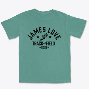 James Love Elementary School Track and Field Premium Heavyweight T-shirt