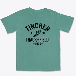 Tincher Prep School Track and Field Premium Heavyweight T-shirt
