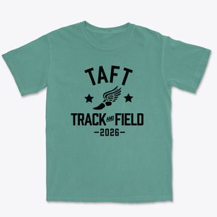 Taft High School Track and Field Premium Heavyweight T-shirt