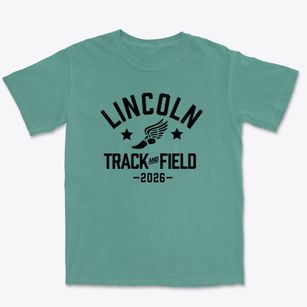 Lincoln School For The Arts Track and Field Premium Heavyweight T-shirt