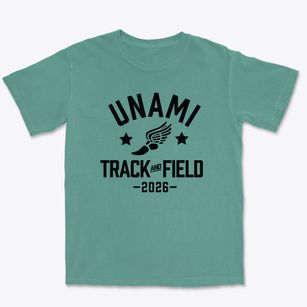 Unami Middle School Track and Field Premium Heavyweight T-shirt