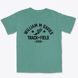 William M Davies Career & Technical High Track and Field Premium Heavyweight T-shirt