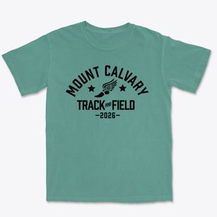 Mount Calvary Lutheran School Track and Field Premium Heavyweight T-shirt