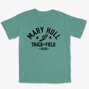 Mary Hull Elementary School Track and Field Premium Heavyweight T-shirt