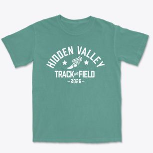 Hidden Valley Middle School Track and Field Premium Heavyweight T-shirt