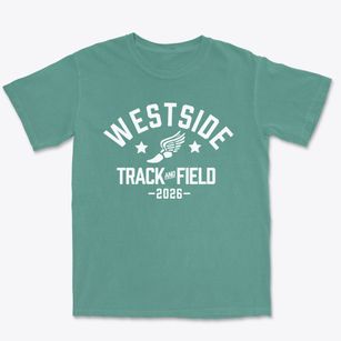 Westside Catholic Primary School Track and Field Premium Heavyweight T-shirt