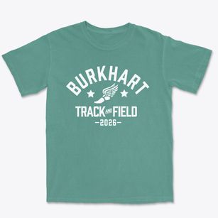 Burkhart Elementary School Track and Field Premium Heavyweight T-shirt