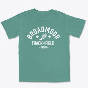 Broadmoor Middle School Track and Field Premium Heavyweight T-shirt