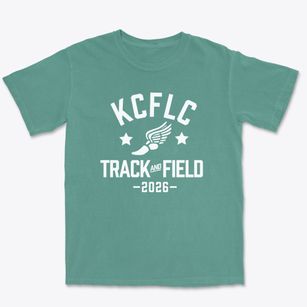 The Kansas City Foreign Language Charter Track and Field Premium Heavyweight T-shirt