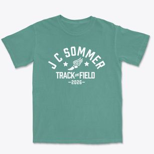 J C Sommer Elementary School Track and Field Premium Heavyweight T-shirt