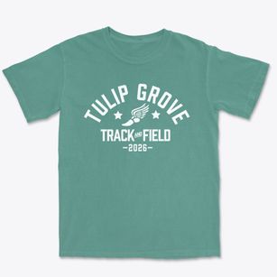 Tulip Grove Elementary School Track and Field Premium Heavyweight T-shirt