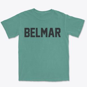 Belmar New Jersey Classic Block Premium Heavyweight T-shirt