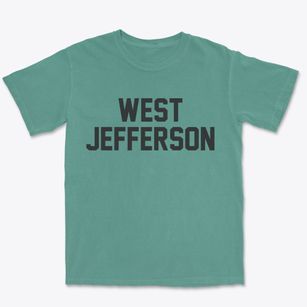 West Jefferson North Carolina Classic Block Premium Heavyweight T-shirt
