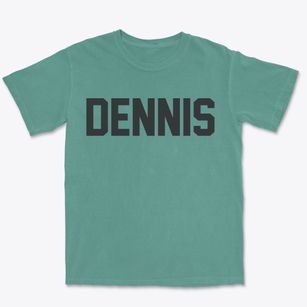 Dennis Massachusetts Classic Block Premium Heavyweight T-shirt