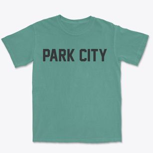 Park City Utah Classic Block Premium Heavyweight T-shirt