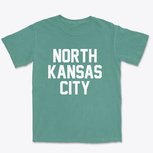 North Kansas City Missouri Classic Block Premium Heavyweight T-shirt