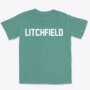 Litchfield Maine Classic Block Premium Heavyweight T-shirt