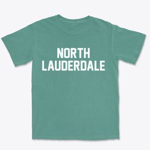 North Lauderdale Florida Classic Block Premium Heavyweight T-shirt