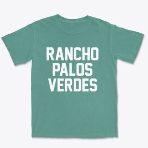 Rancho Palos Verdes California Classic Block Premium Heavyweight T-shirt