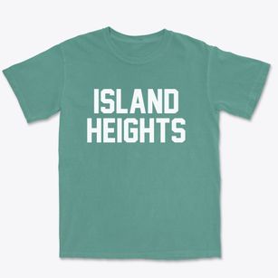 Island Heights New Jersey Classic Block Premium Heavyweight T-shirt